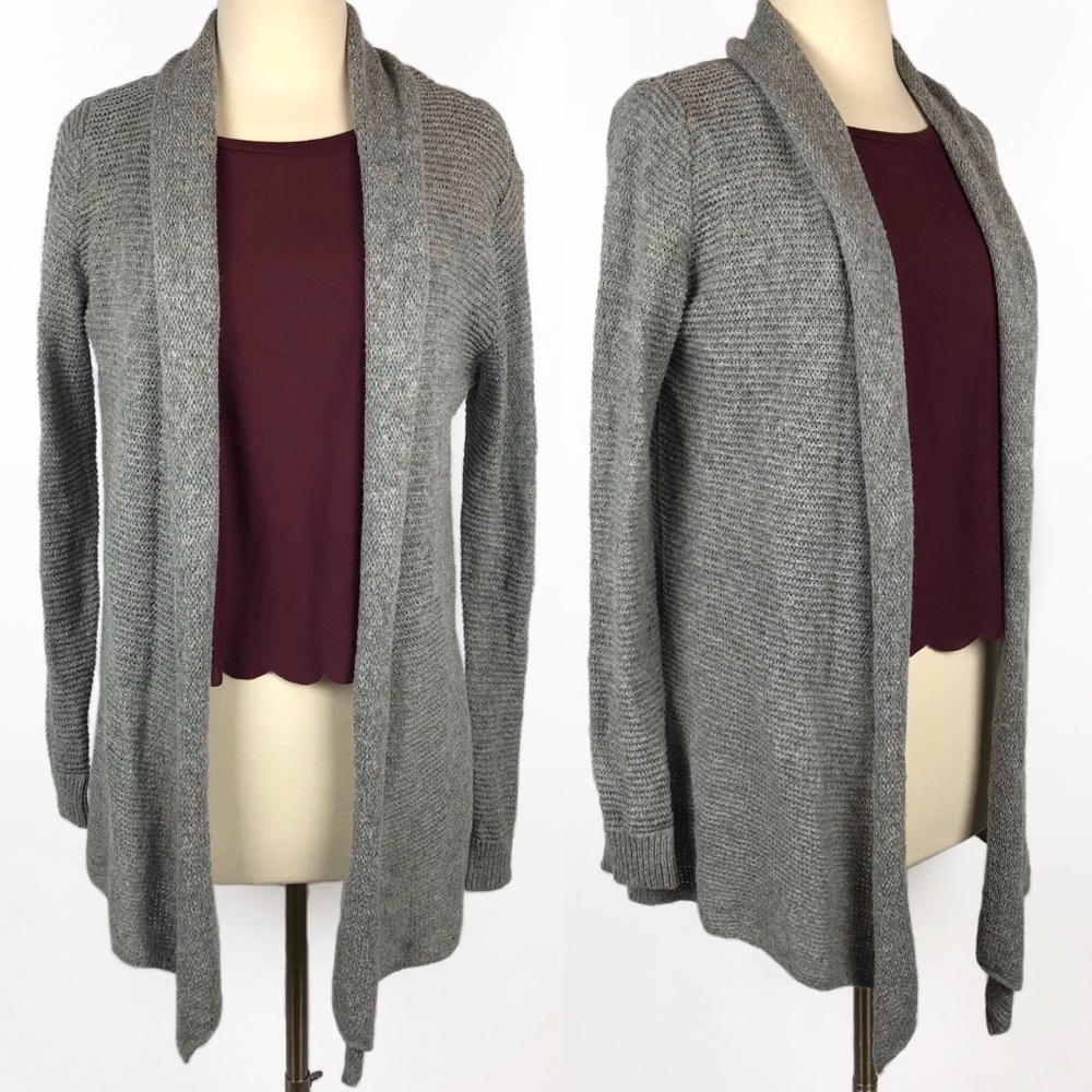 Joe Fresh Grey Knit Sweater Cardigan